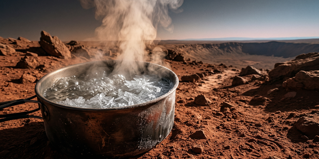 Почему вода на Марсе кипит и замерзает одновременно