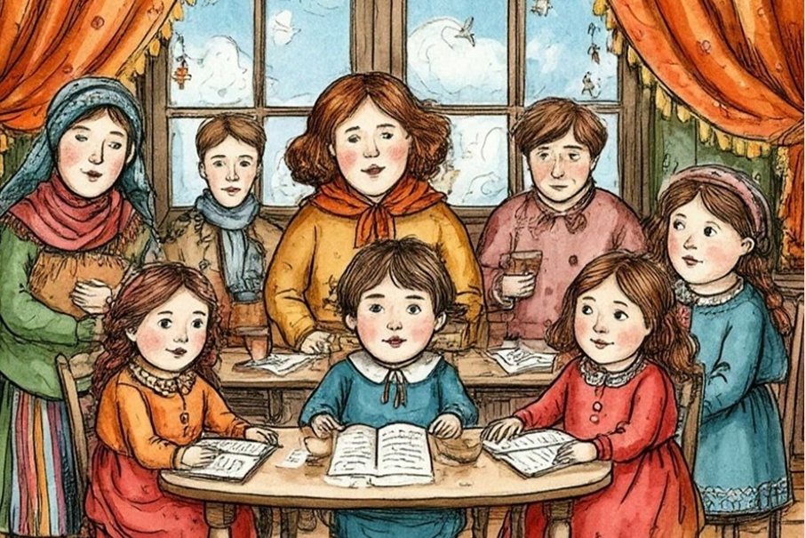 Пьесы Клавдии Лукашевич исполнят юные артисты детского театра «Стрекоза»
Иллюстрация проекта «Мое милое детство. Иркутские истории»