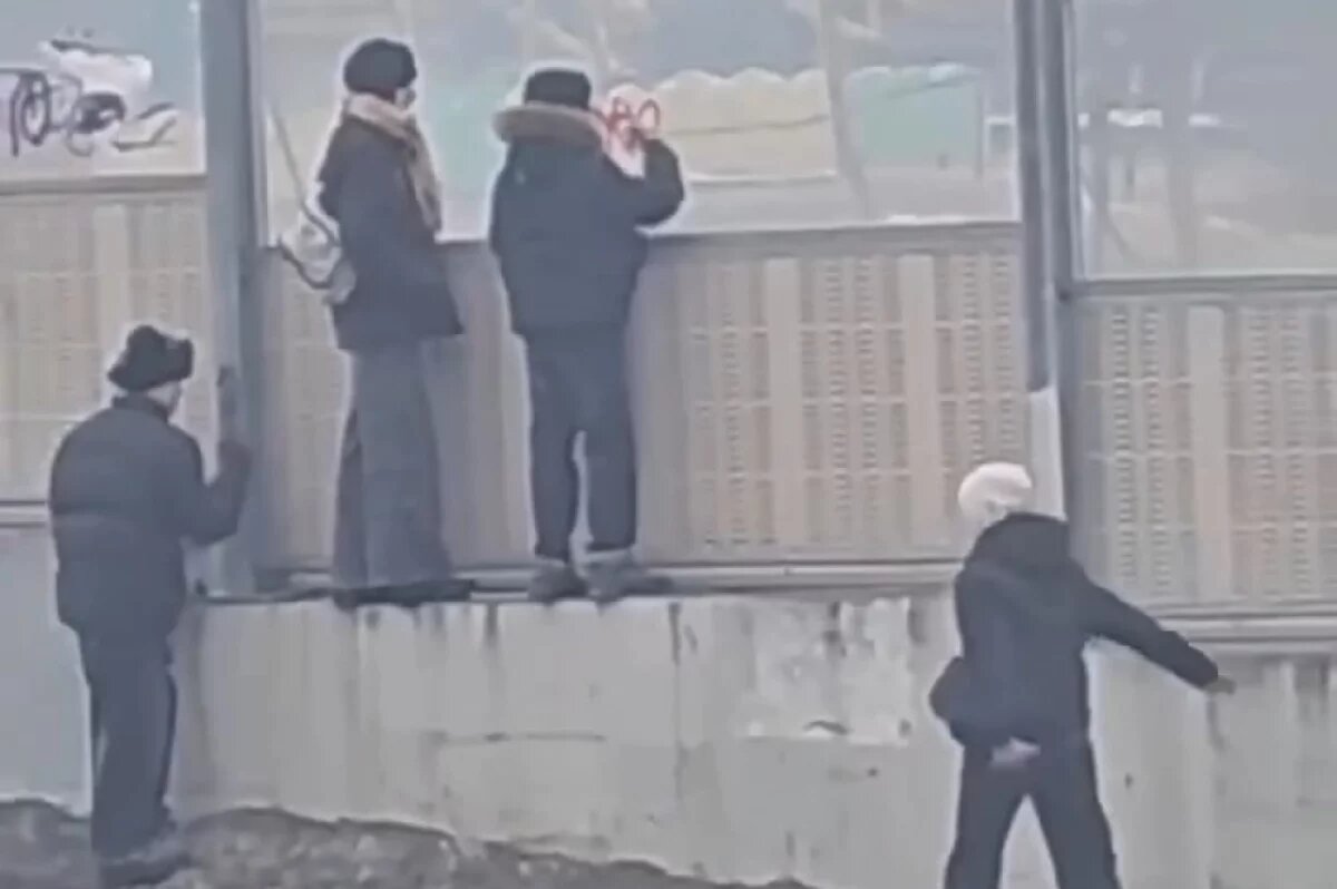    Полиция Владивостока ищет подростков, разрисовавших шумоизоляционную стену