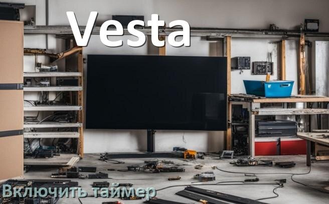 
Как на телевизоре Vesta поставить таймер