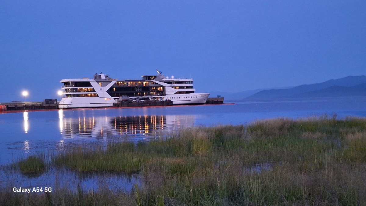 Причал в поселке Култук.