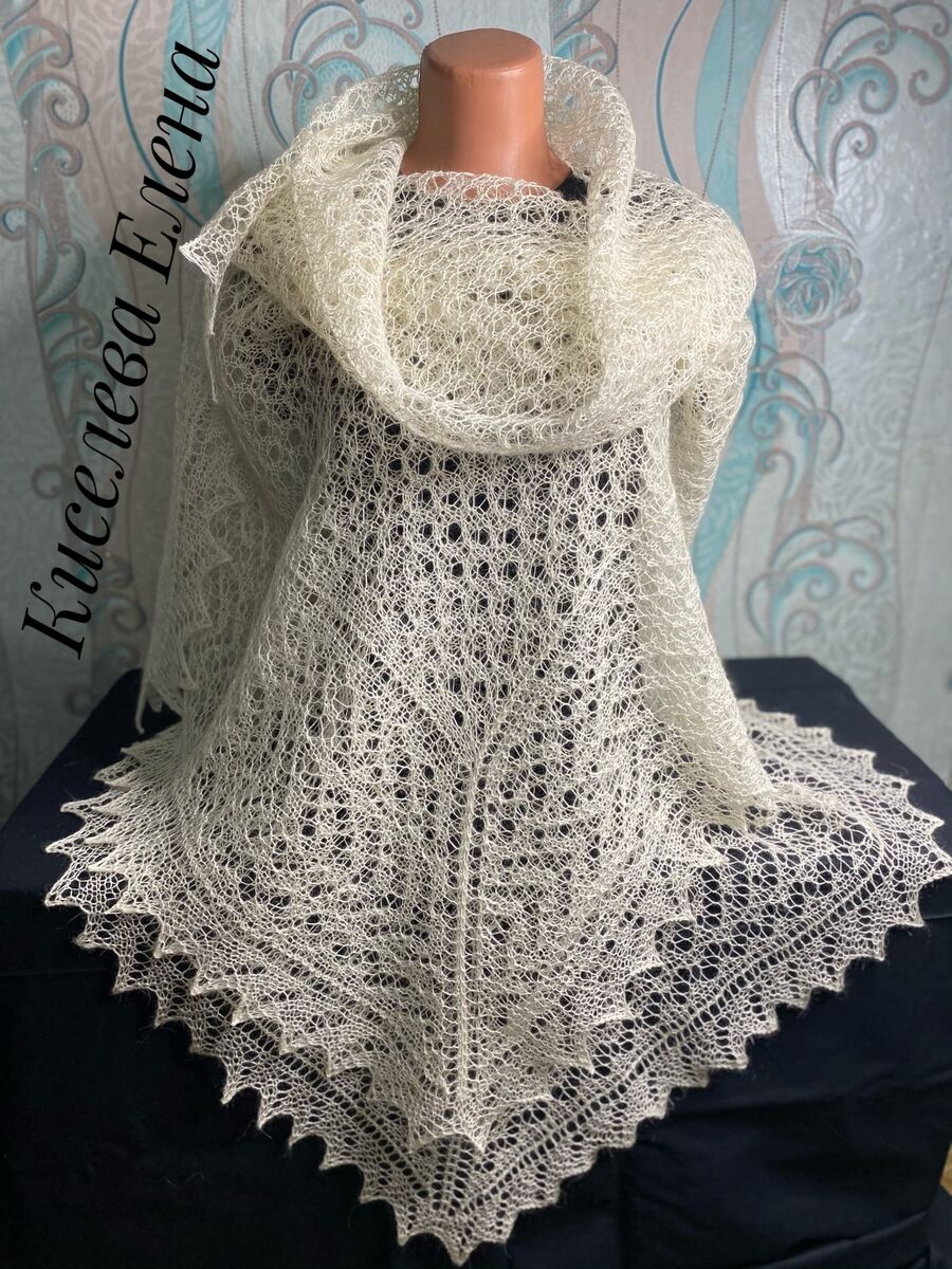 Оренбургский платок или паутинка