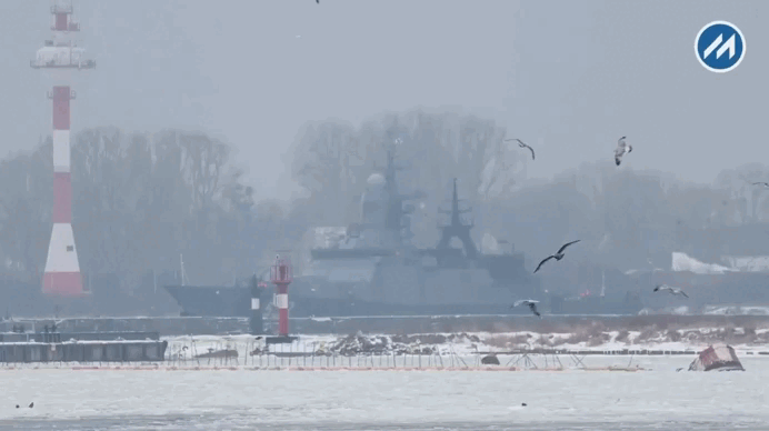    Корвет "Бойкий" - один из немногих кораблей, который Россия может использовать для проводки танкеров по Северному морю и Ла-Маншу. Источник: ТГ-канал "Воевода Вещает"