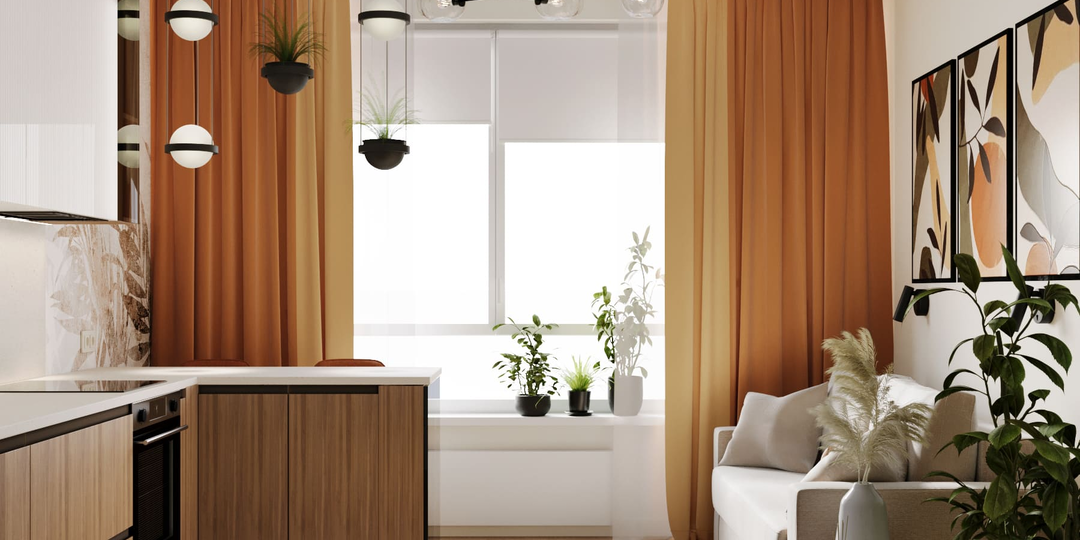 Создали уникальный интерьер с этническими мотивами в двушке 52 м² 🔥