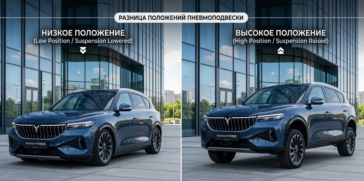 Пневмоподвеска Voyah