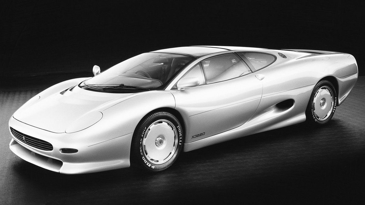Таким в 1988 году посетители Британского автосалона увидели XJ220