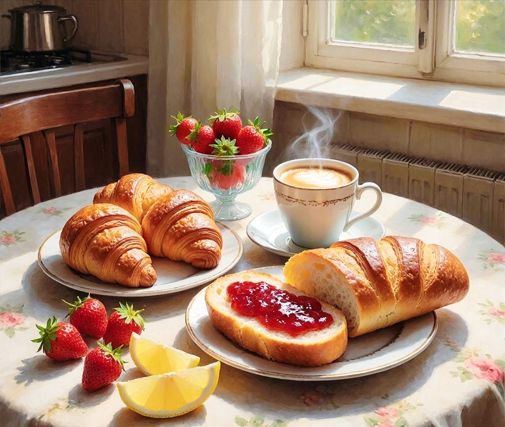 Утро начинается с кофе. (Фото создано с помощью ИИ)