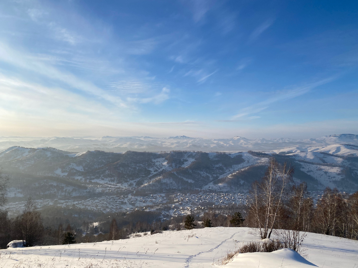 Вид с Лысухи( 780м) 4км от Relax Max Gym⚡️