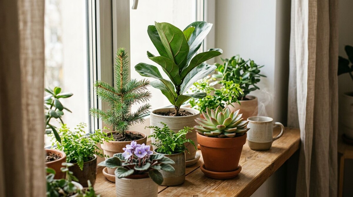 комнатное растение с желтеющими листьями — уход