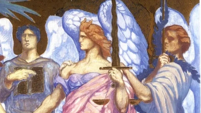     Жан Дельвиль. Победа закона и справедливости (фрагмент). 1920   
undefined