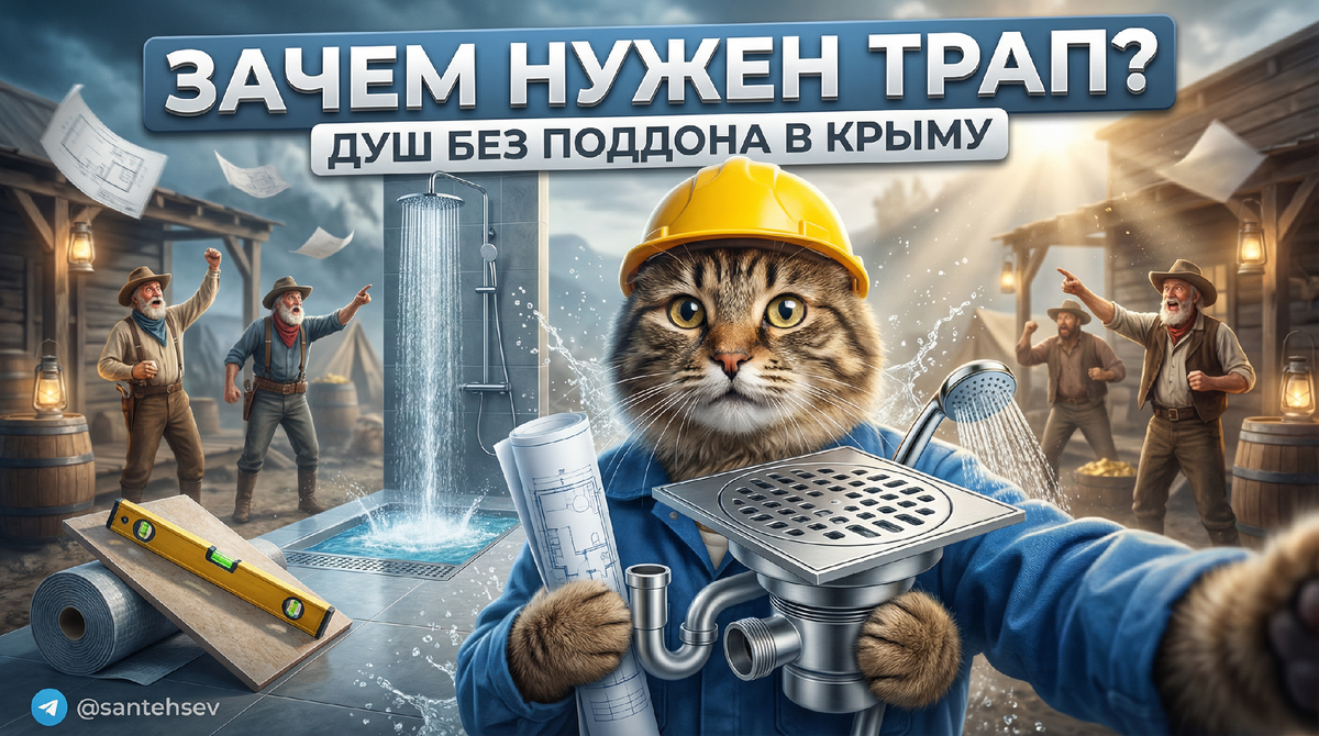 Трап в полу для современного санузла: когда он действительно нужен