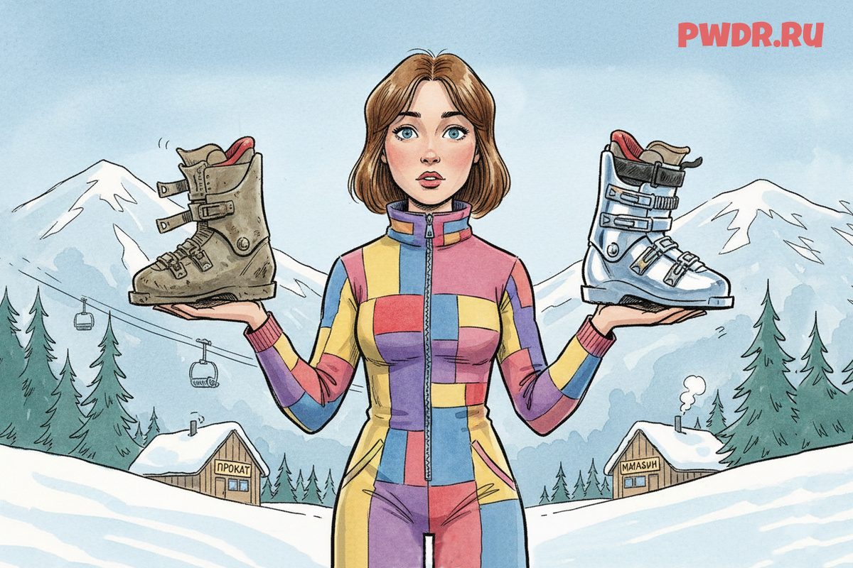 Прокатные или личные горнолыжные ботинки