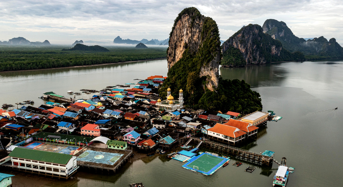 Вид на деревню.