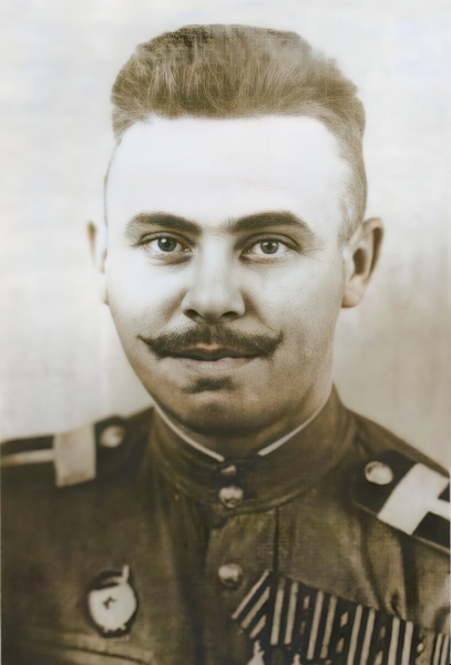 Наводчик миномёта Борис Таныгин 