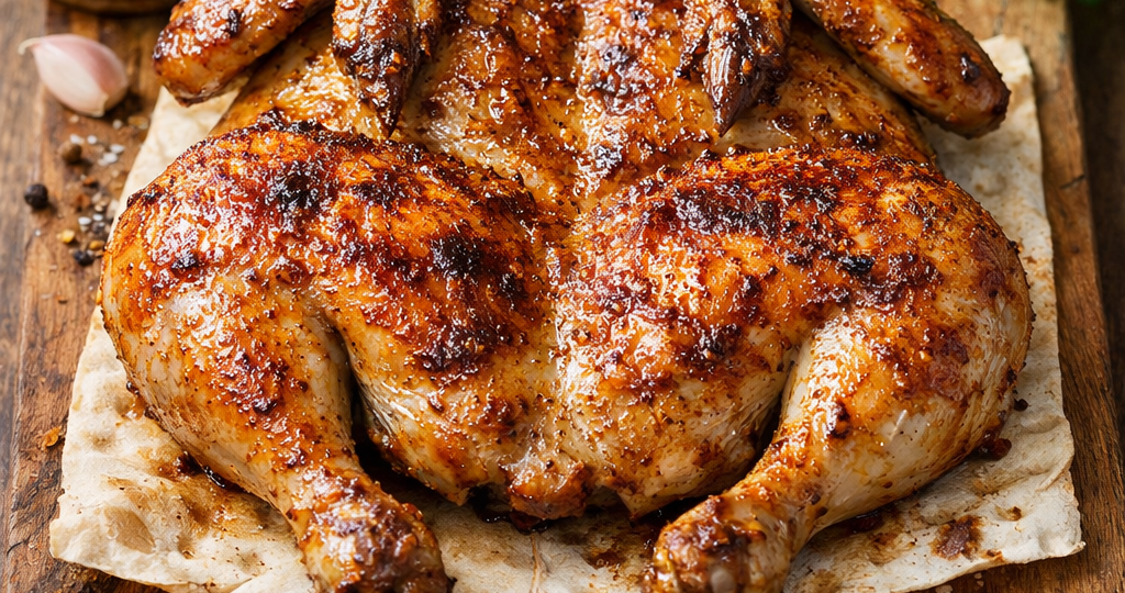 Курица табака по рецепту Владимира Высоцкого: Секреты Нежности и Хрустящей Корочки