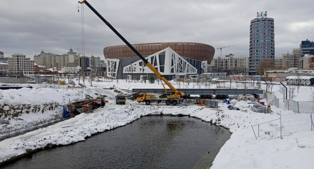Мост из Пермского края соединит берега Исети в центре Екатеринбурга