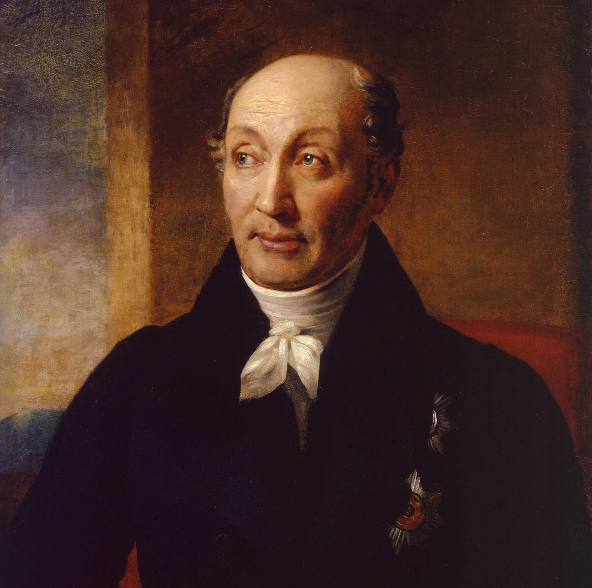 Михаил Михайлович Сперанский изображен на портрете государственным мужем, у которого есть не только ум, но и сердце.