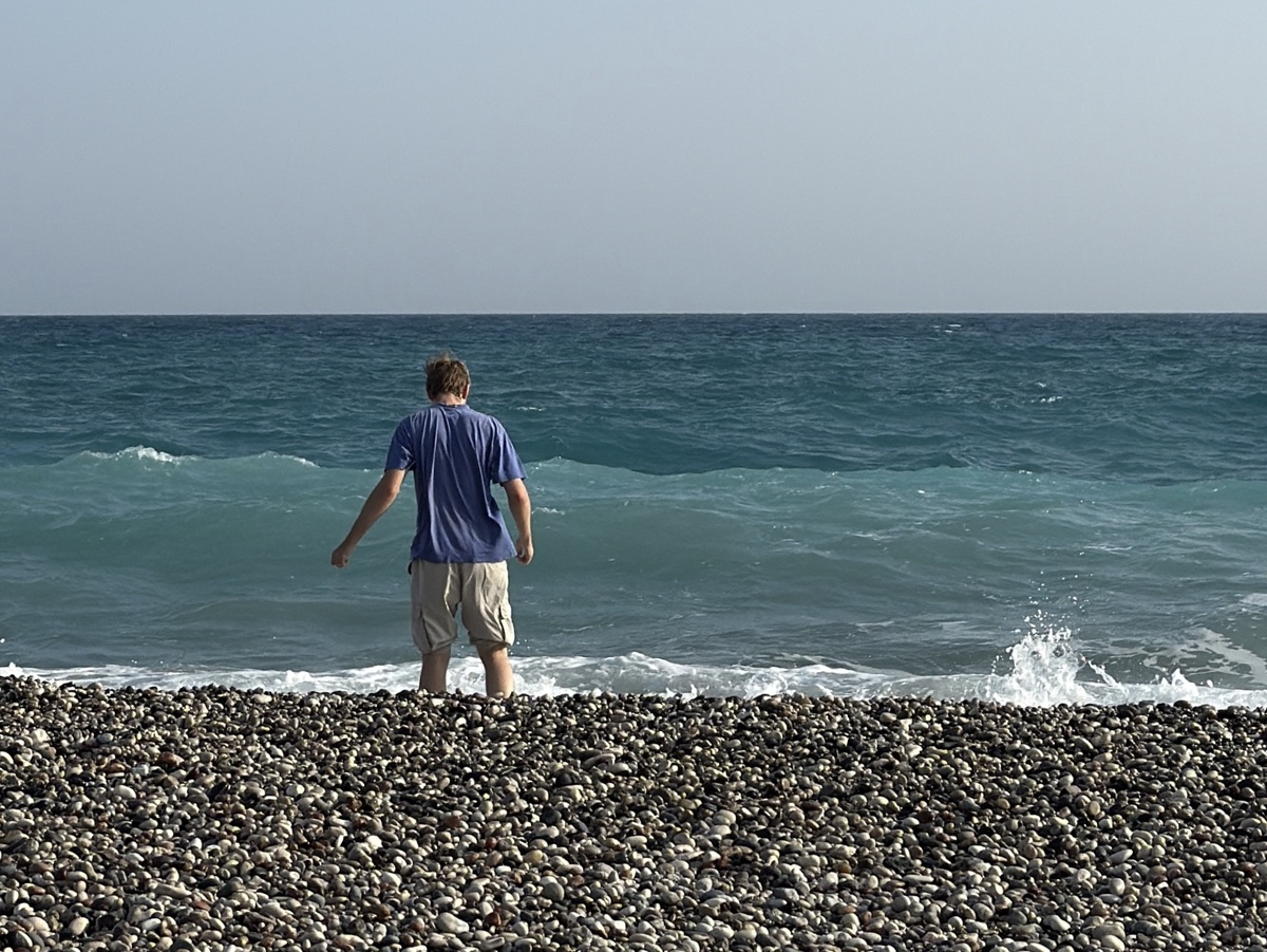В Демре был сильный ветер, но мы все равно искупались
