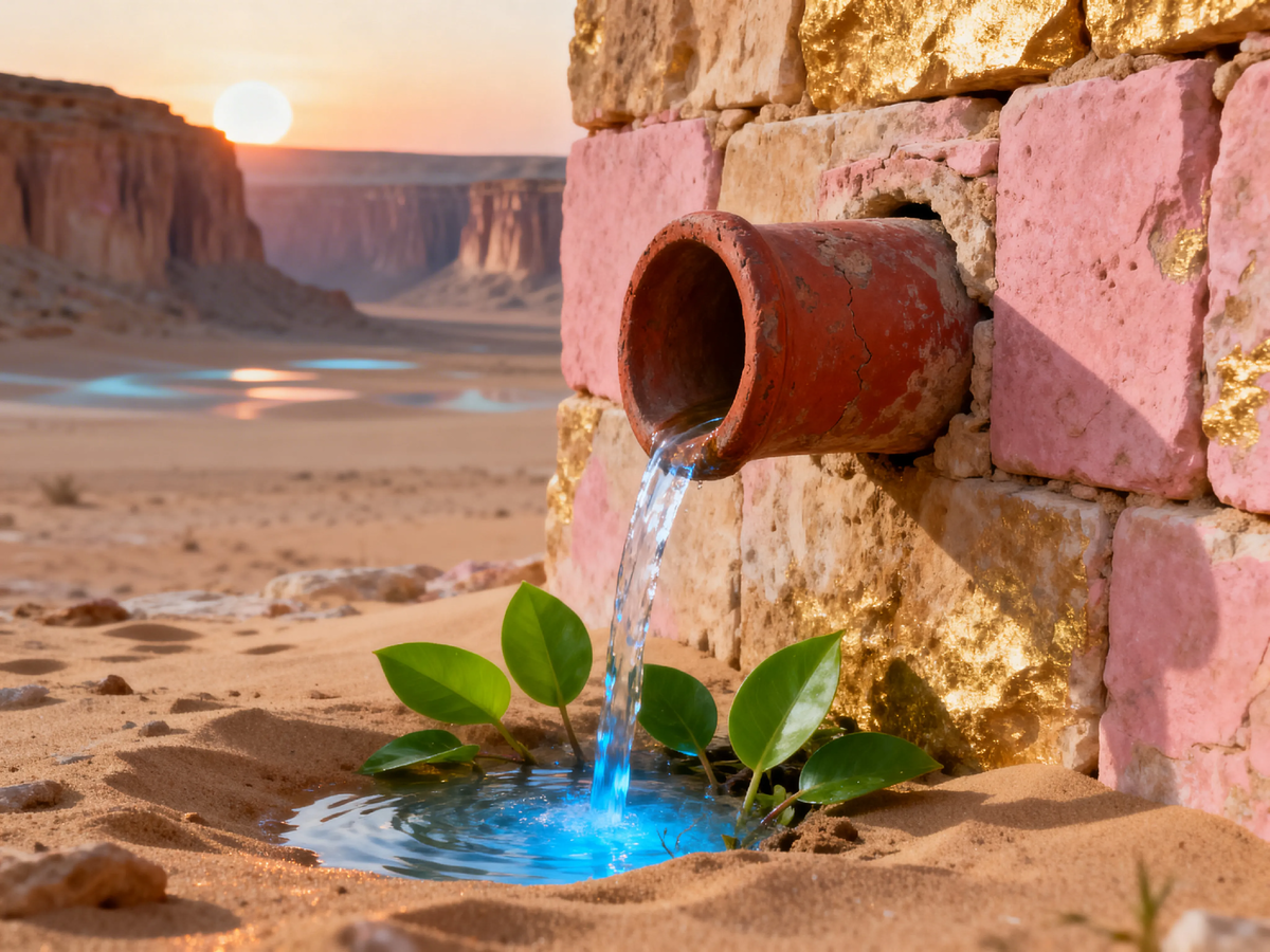 Им хватало 15 сантиметров дождя в год, чтобы 30 000 человек пили, мылись и поливали сады. Они просто не теряли ни капли. А когда археологи нашли их свинцовые трубы через 2000 лет — те всё еще работали.
