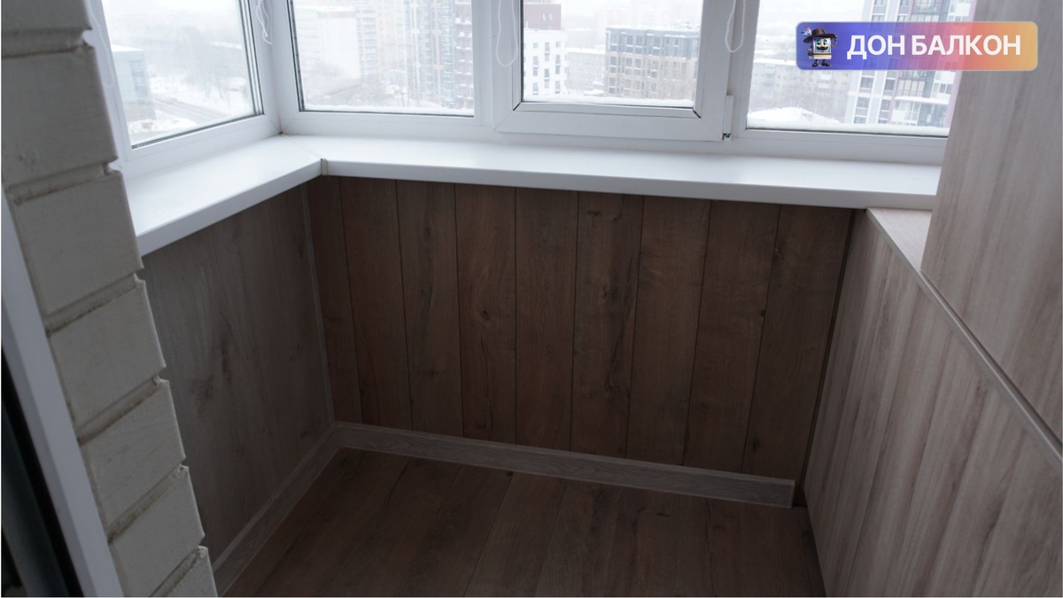 Пол на балконе от компании Дон Балкон +7 (342) 299-99-66
