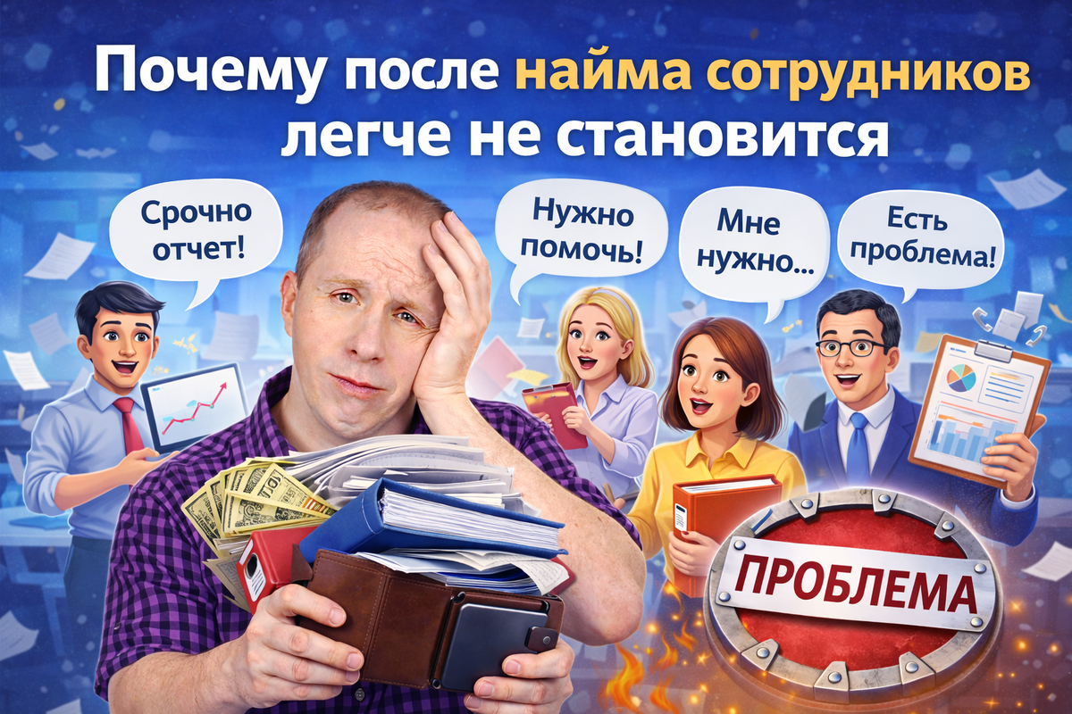Почему после найма сотрудников легче не становится