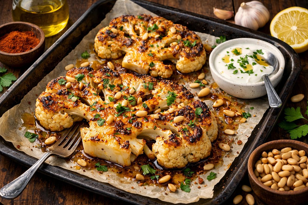 Стейки из цветной капусты