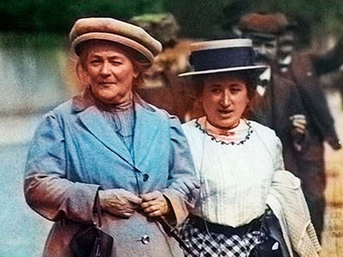 Клара Цеткин и Роза Люксембург