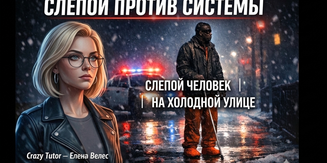 Слепой против системы: как американская мечта превратилась в «камеру-одиночку» без права на трость