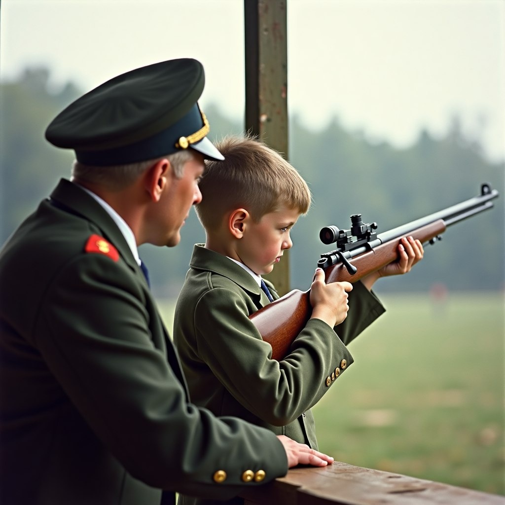 Стрельба в школе, обучение меткости, первые успехи.