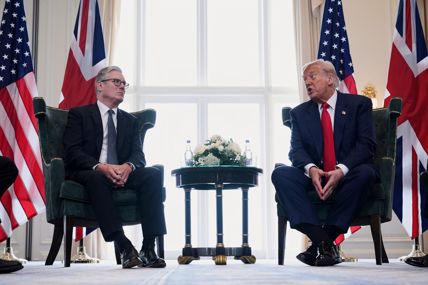    Кир Стармер и Дональд Трамп    
Фото: Jacquelyn Martin / AP / TASS