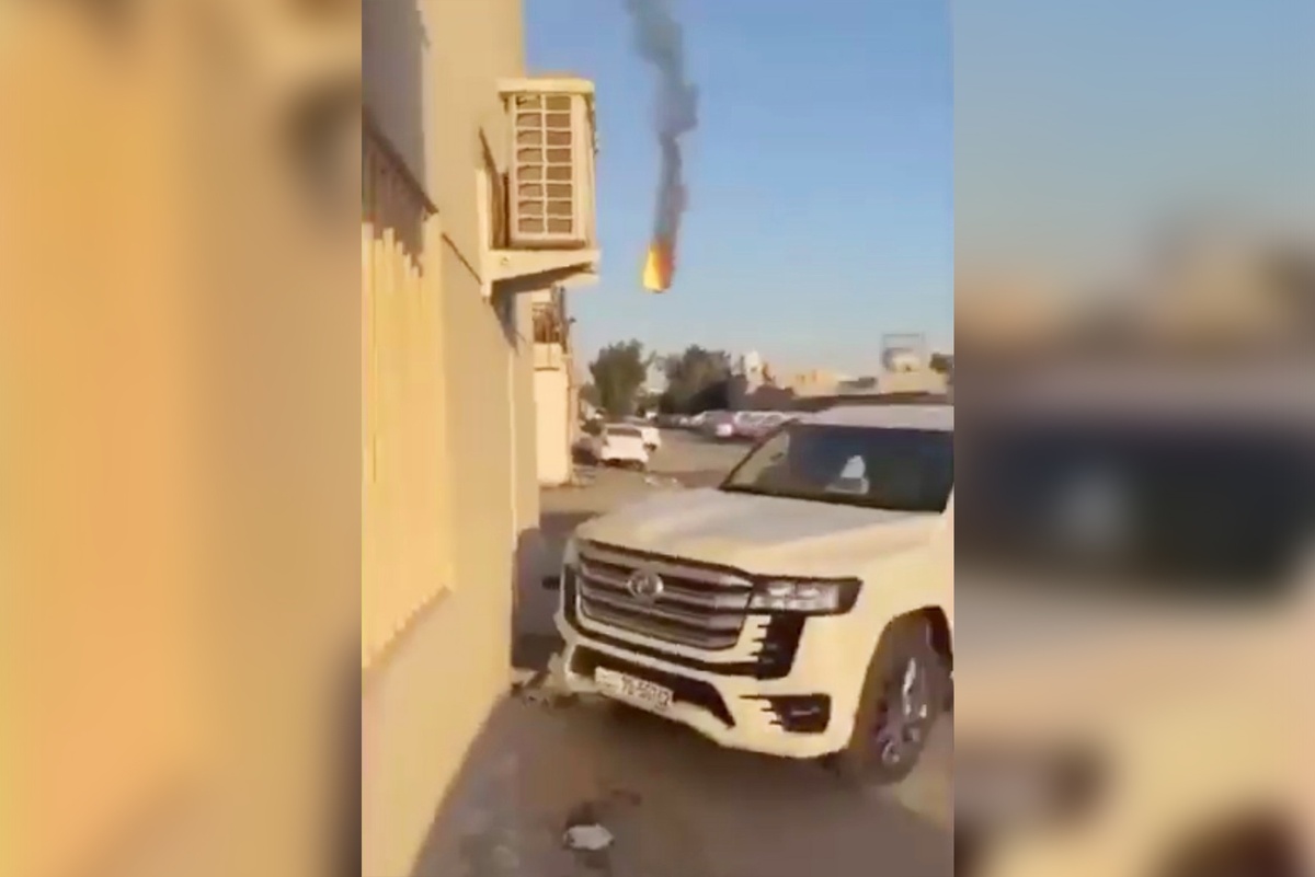    Падение американского F-15./Соцсети