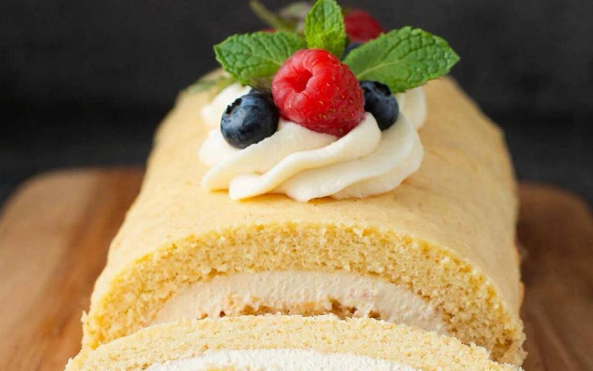    Мягкий и вкусный домашний рулет к чаю – получается с первого раза