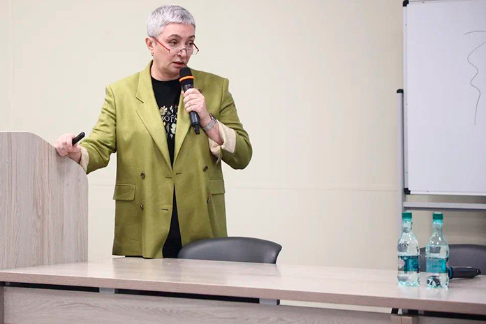    Светлана Гижицкая подчеркнула, что парк «Усть-Тула» - «амбициозный проект, соответствуещий уровню столицы Сибири». Фото: официальный ТГ-канал мэрии Новосибирска