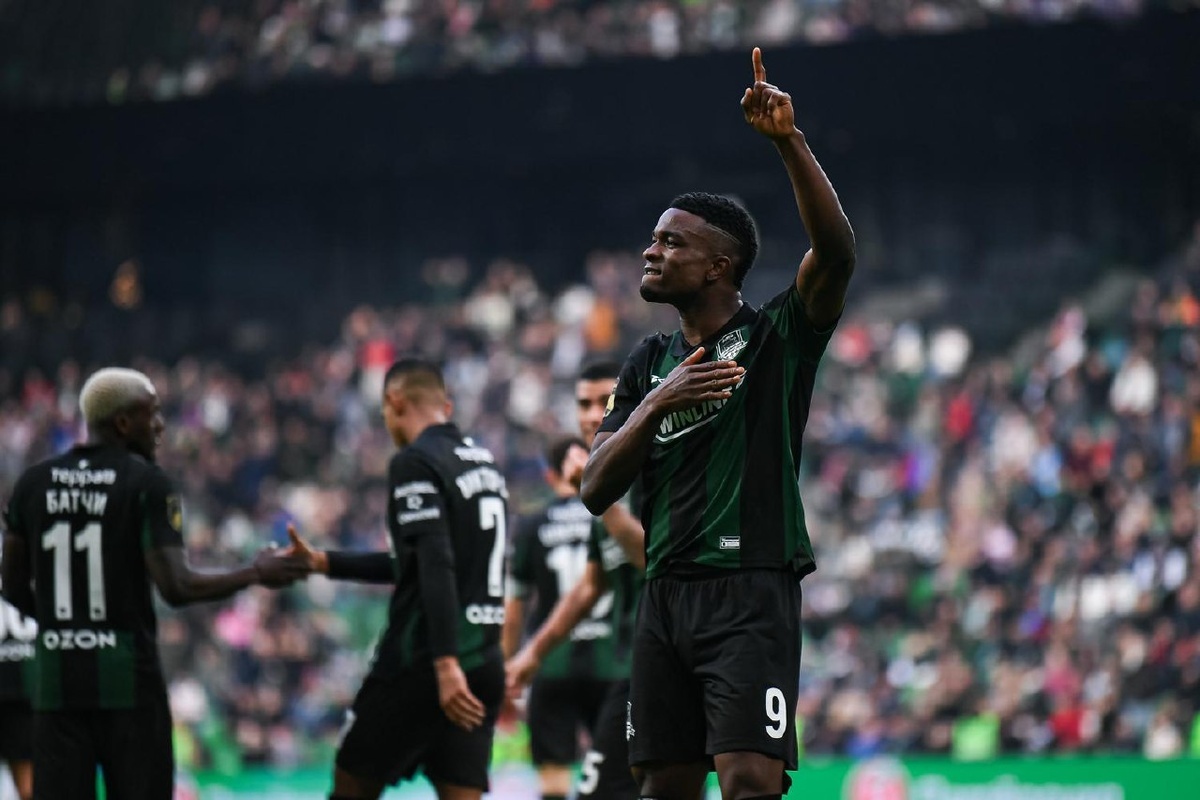    Джон Кордоба. Фото пресс-службы ФК «Краснодар»