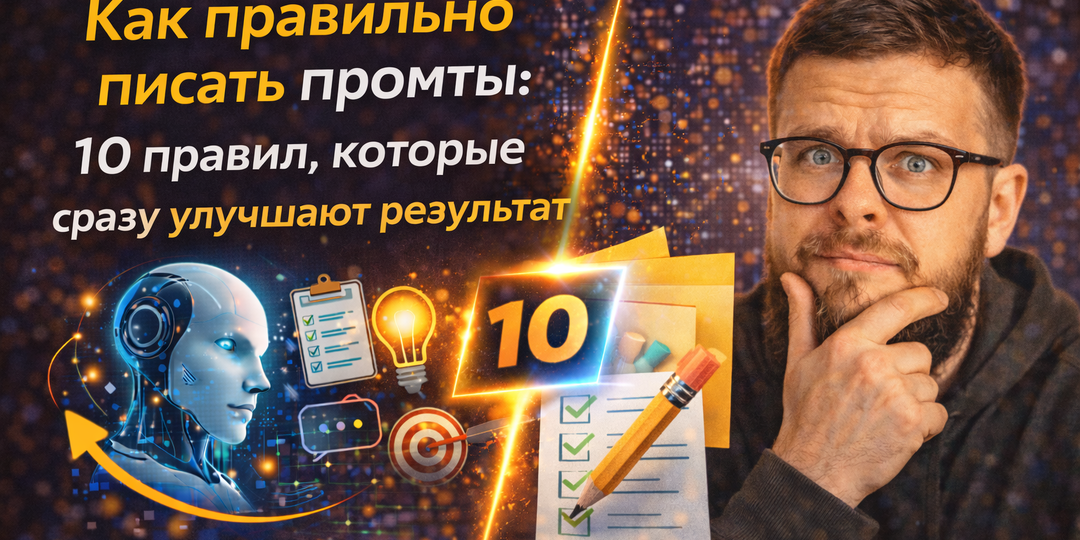 Как правильно писать промты: 10 правил, которые сразу улучшают результат