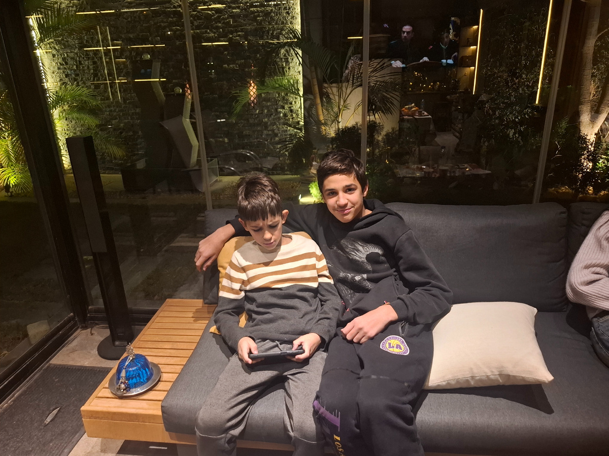 В один из походов в гости. Как-то в этом году совсем мало фотографирую