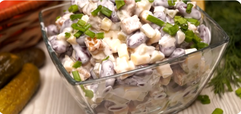 Салат "Палочка Выручалочка". Время приготовления 5 минут...