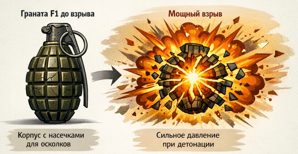Главный миф о гранате Ф-1