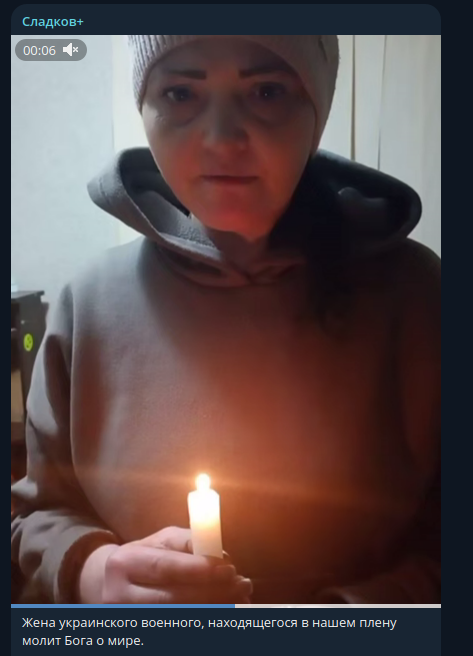 Фото: скриншот Telegram/Сладков+