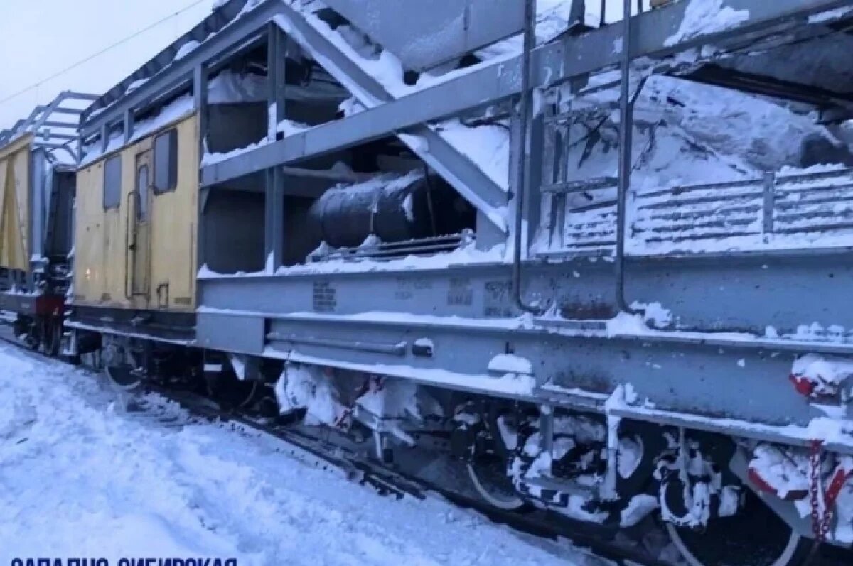    В Томской области железнодорожники получили штраф из-за схода вагонов