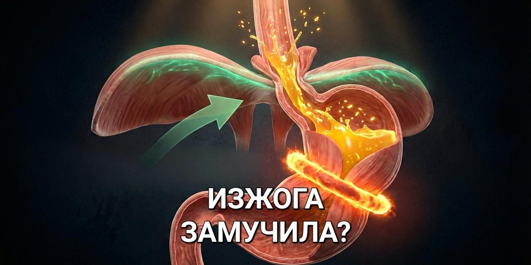 Изжога после каждого обеда - это не «много кислоты». Это желудок перестал закрываться. Тест с ладонью