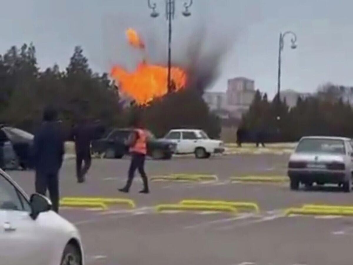    Взрыв в аэропорту Нахичевани | © Кадр видео из соцсетей
