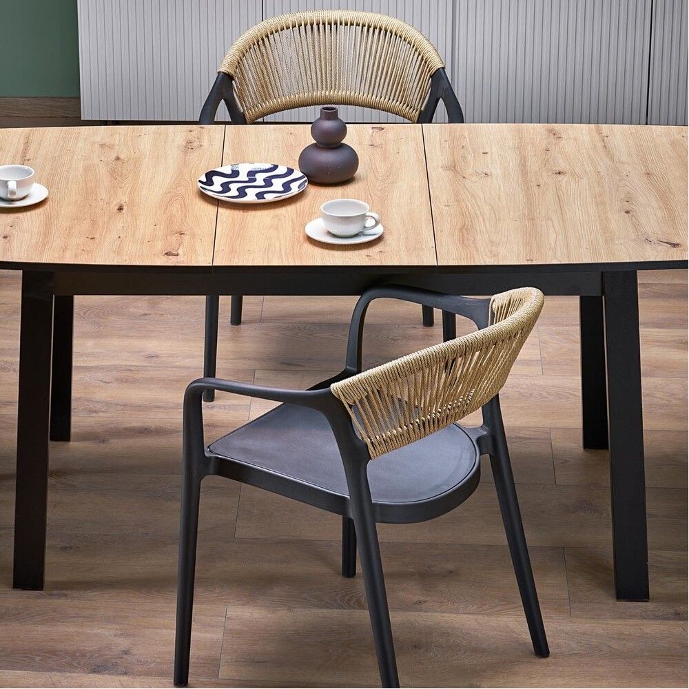 Стул Halmar K582 (черный/натуральный)