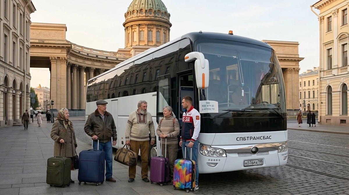 Большому автобусу нужно больше пространства для парковки и разворота.