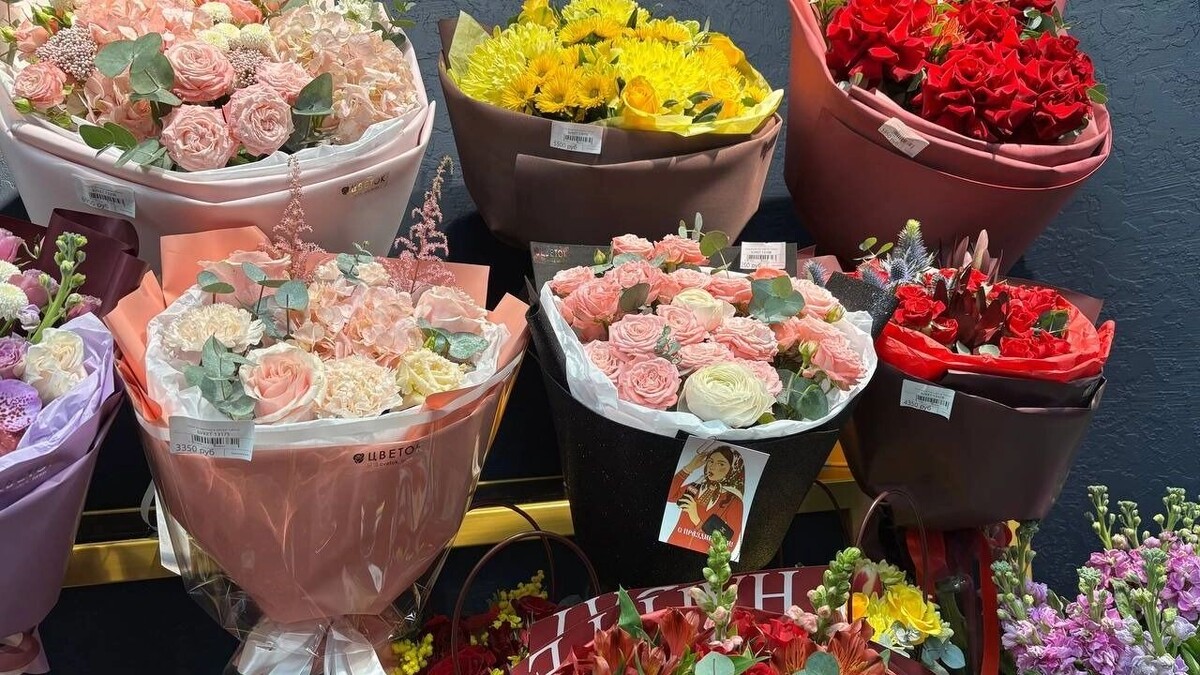    Цветы на 8 Марта в оренбургских магазинах   56orb.ru
