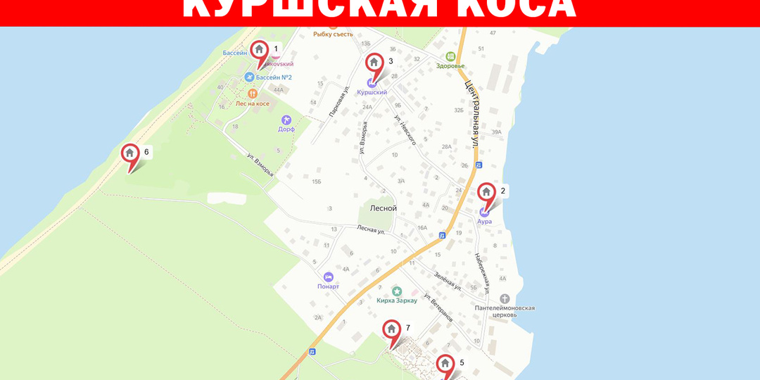 Показываю 7 лучших отелей Куршской косы 2026 с ценами и отзывами