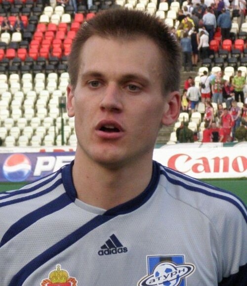 Артём Ребров в Раменском Сатурне. Выступал за клуб в 2005 по 2010 годы