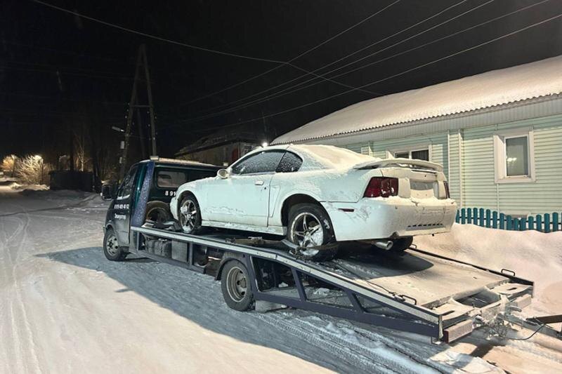    ГАИ. Эвакуатор с угнанным авто