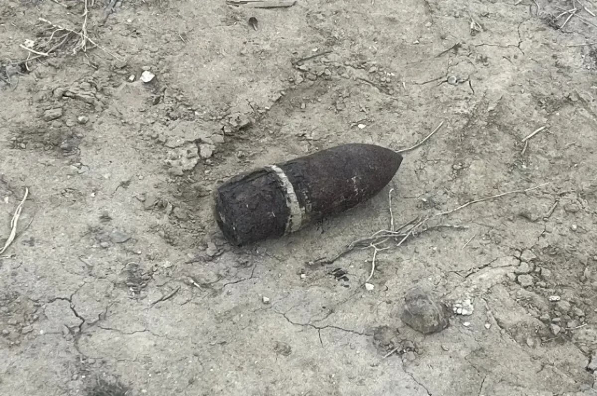    Саперы Росгвардии взорвали старый снаряд в степи, найденный под Астраханью