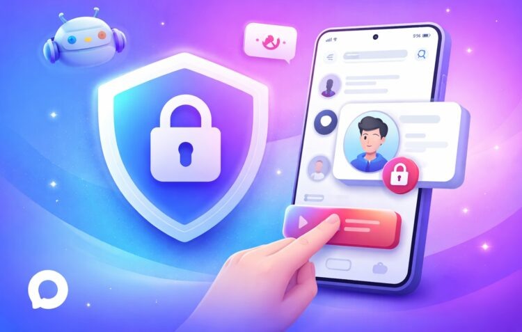 Как заблокировать человека в MAX на Android